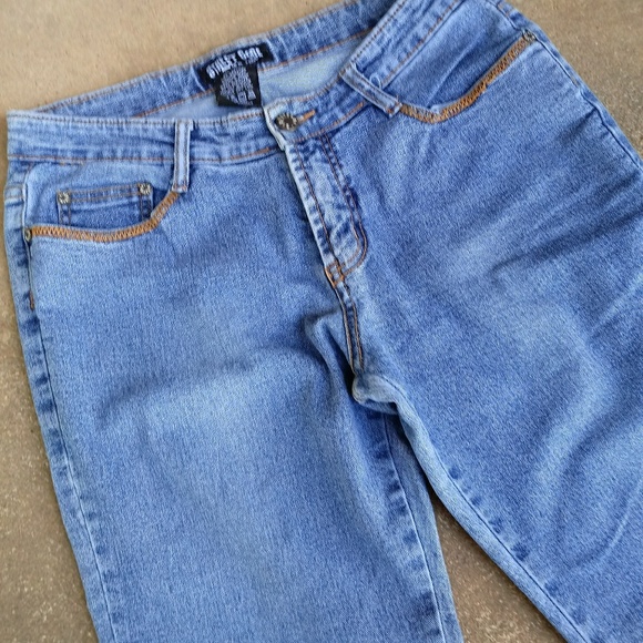 Street Code Jeans With Charlie Brown Frayed Hem - Picture 2 of 6